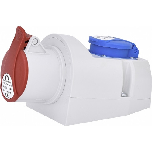 Zásuvka kombinovaná ETI EZCZ 1643 16A/400V/4P/230V/16A IP44 004482054