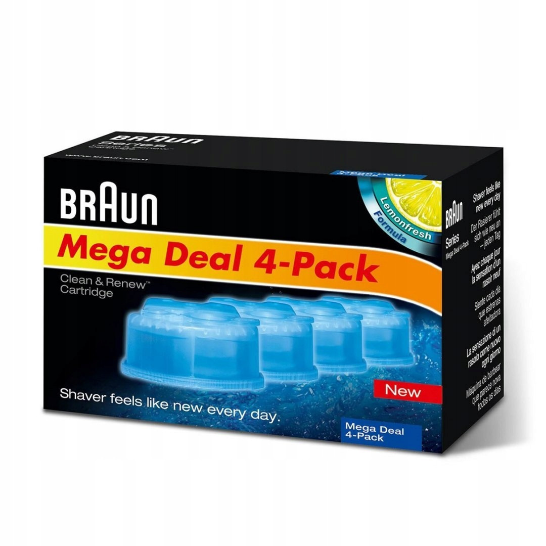 Náplně Braun 4 Pack Clean and Renew CCR4 3+1