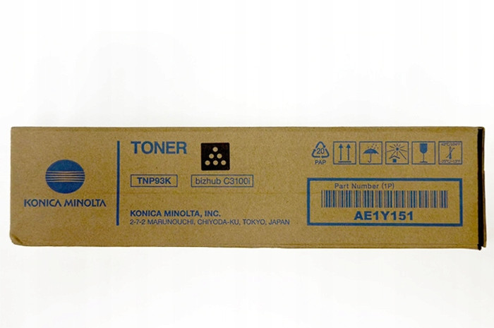 Černý toner Konica Minolta Bizhub C3100i (TNP93K, TNP-93K, AE1Y151)