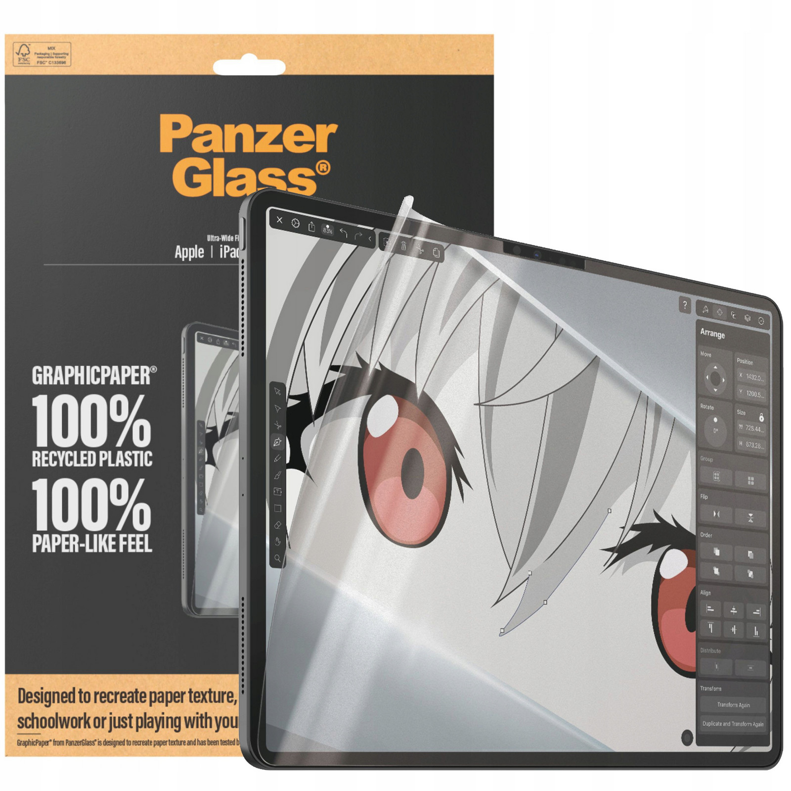 Ochranná fólie PanzerGlass na displej pro iPad Pro 7 13/ Air 13 2024