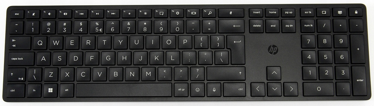 Klávesnice Hp 450 bezdrátová programovatelná černá plnohodnotná 4R184AA