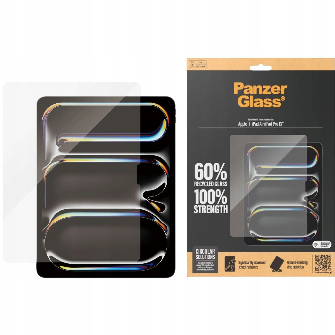 PanzerGlass ochranné sklo na displej pro iPad Air/Pro 13 2024 na tablet