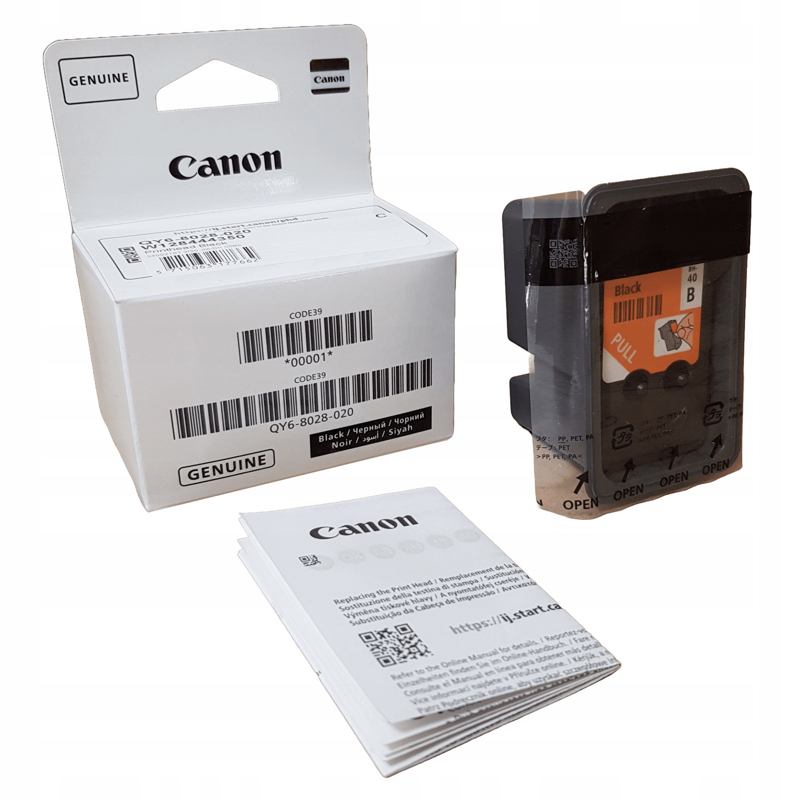 Černá hlava Canon G1420 G2430 G3420 G3470 G3472 G4430 4470 5050 Originál