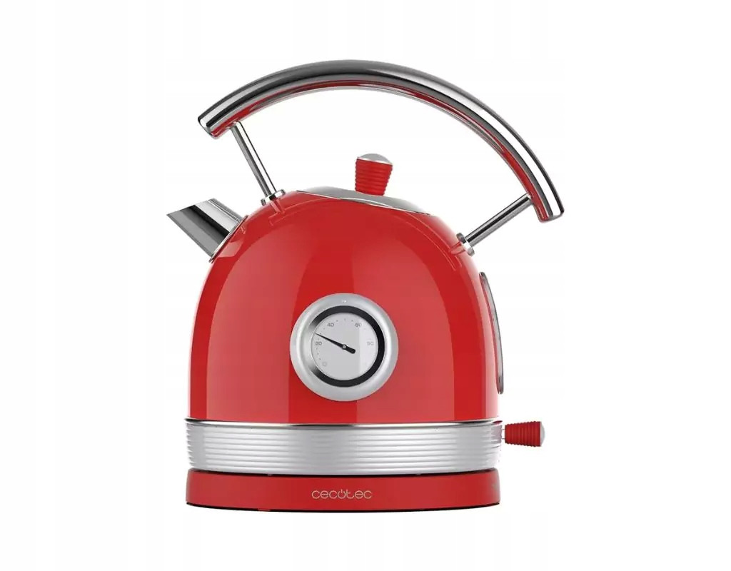Retro rychlovarná konvice Cecotec 01981 Thermosense 420 červená 1,8L 2200 W