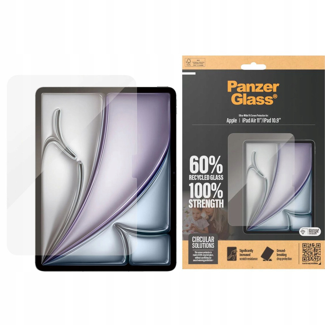 Tvrzené sklo na displej PanzerGlass pro iPad Air 11