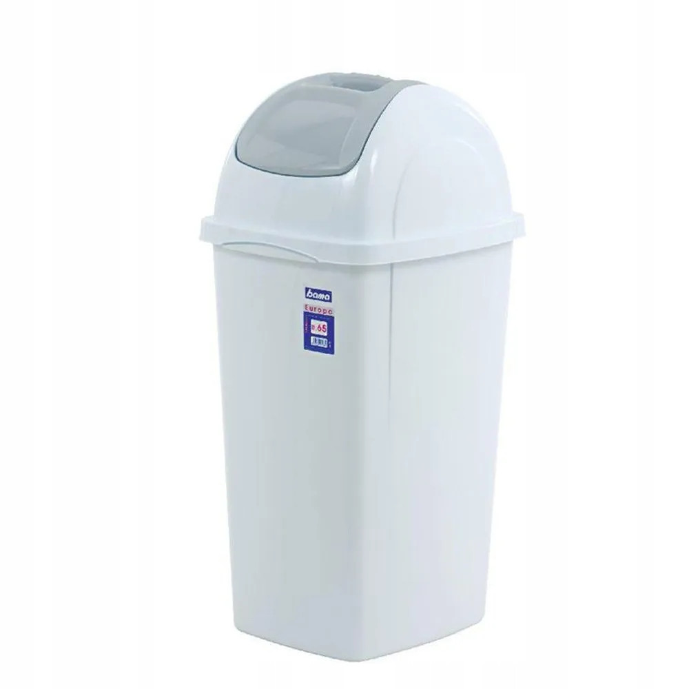 Bama Koš odpadkový Europa bílá, 65 l