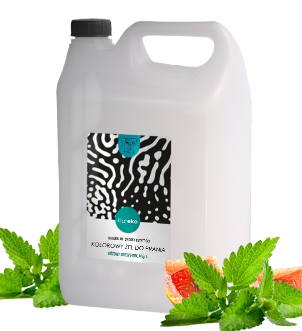 Klareko Barevný Gel Na Praní Grapefruit 5 L