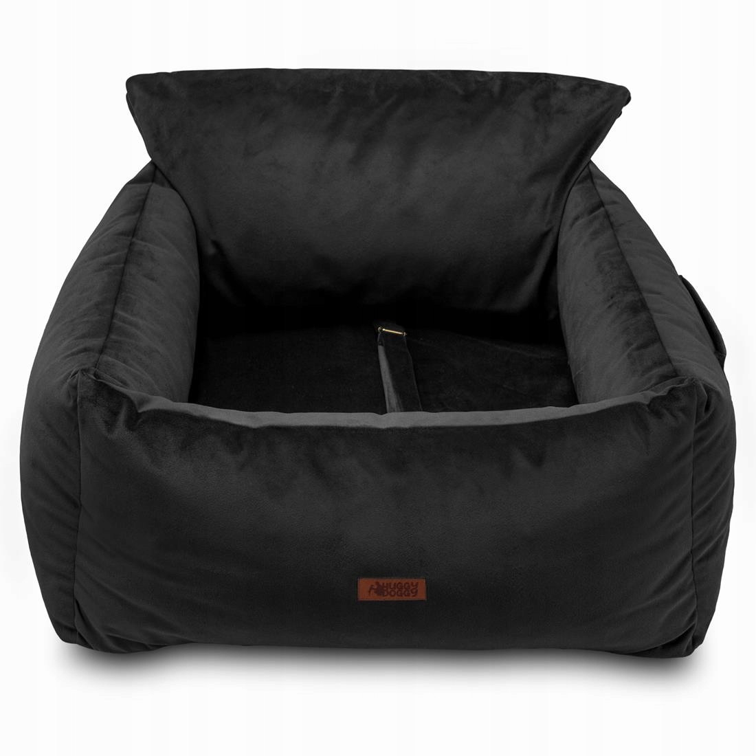 Autosedačka pro psa do auta velká černá labrador Huggy Doggy XXL