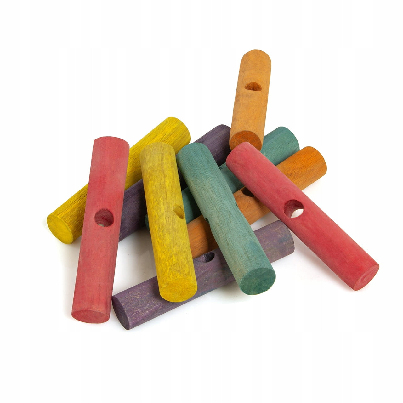 Dřevěné kolíčky| Hračka nebo náhradní díly pro kutilské hračky pro papoušky