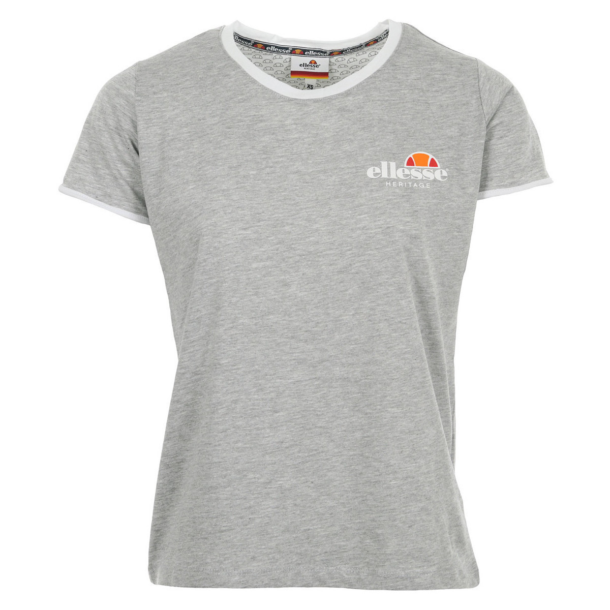 Ellesse  T-Shirt Femme Col Rond Uni  Šedá