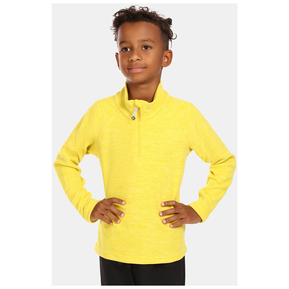 Kilpi  Dětská fleecová mikina  ALMERI-J  Žlutá