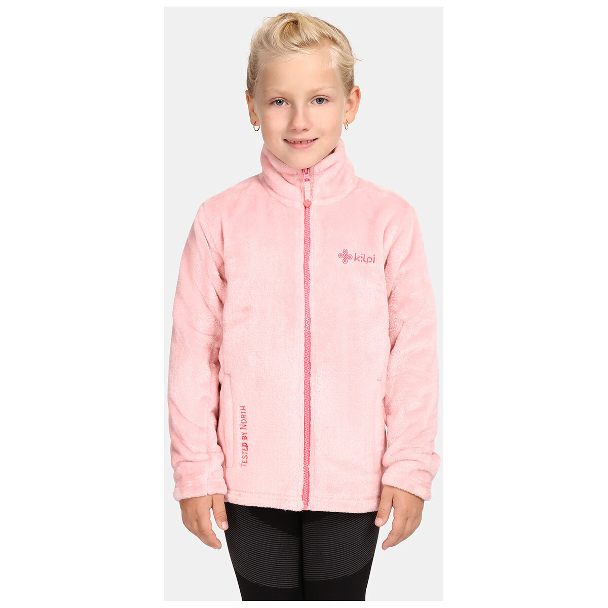 Kilpi  Dívčí bavlněná mikina  HALI-JG  Růžová