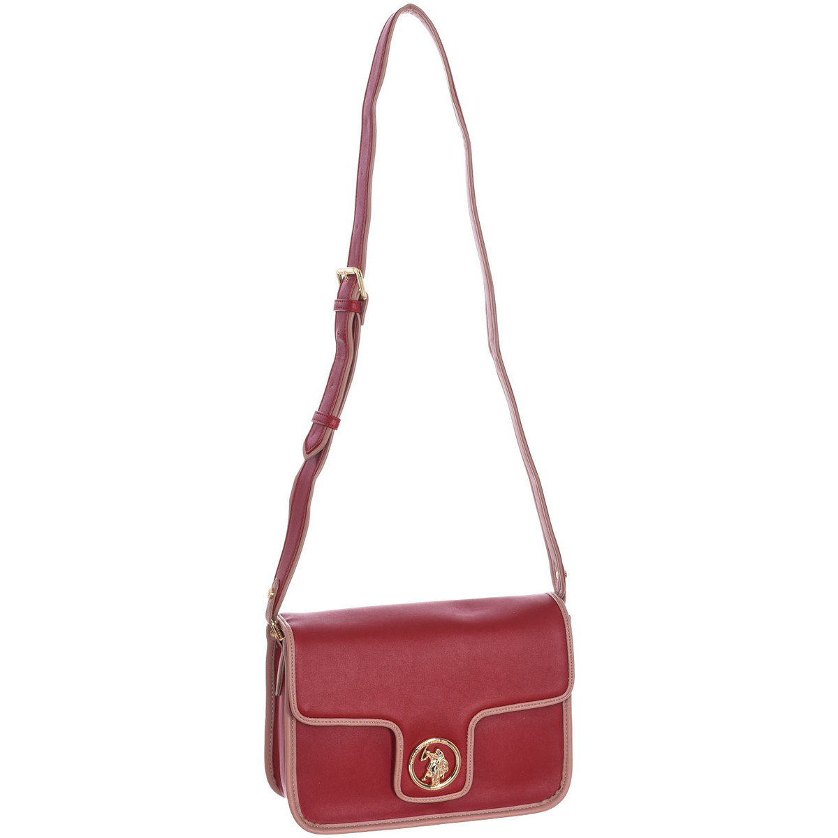 U.S Polo Assn.  BIUS55625WVP-BURGUNDY  Červená