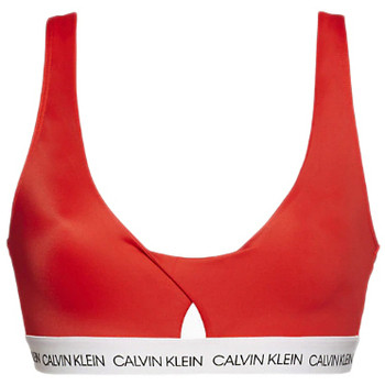 Calvin Klein Jeans  Twiat Bralette KW0KW00925  Červená