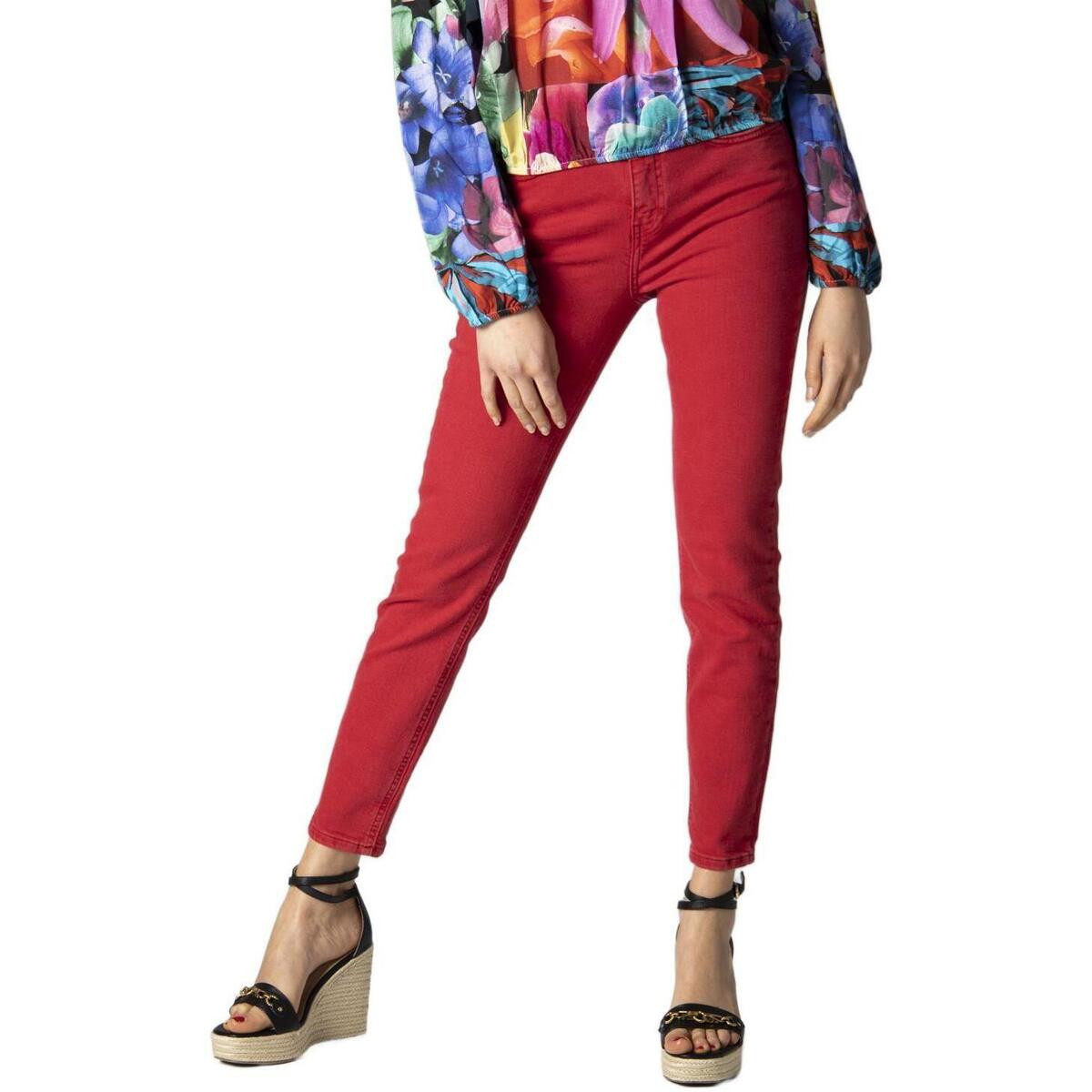 Desigual  DENIM CARLOTA 22SWDD53  Červená