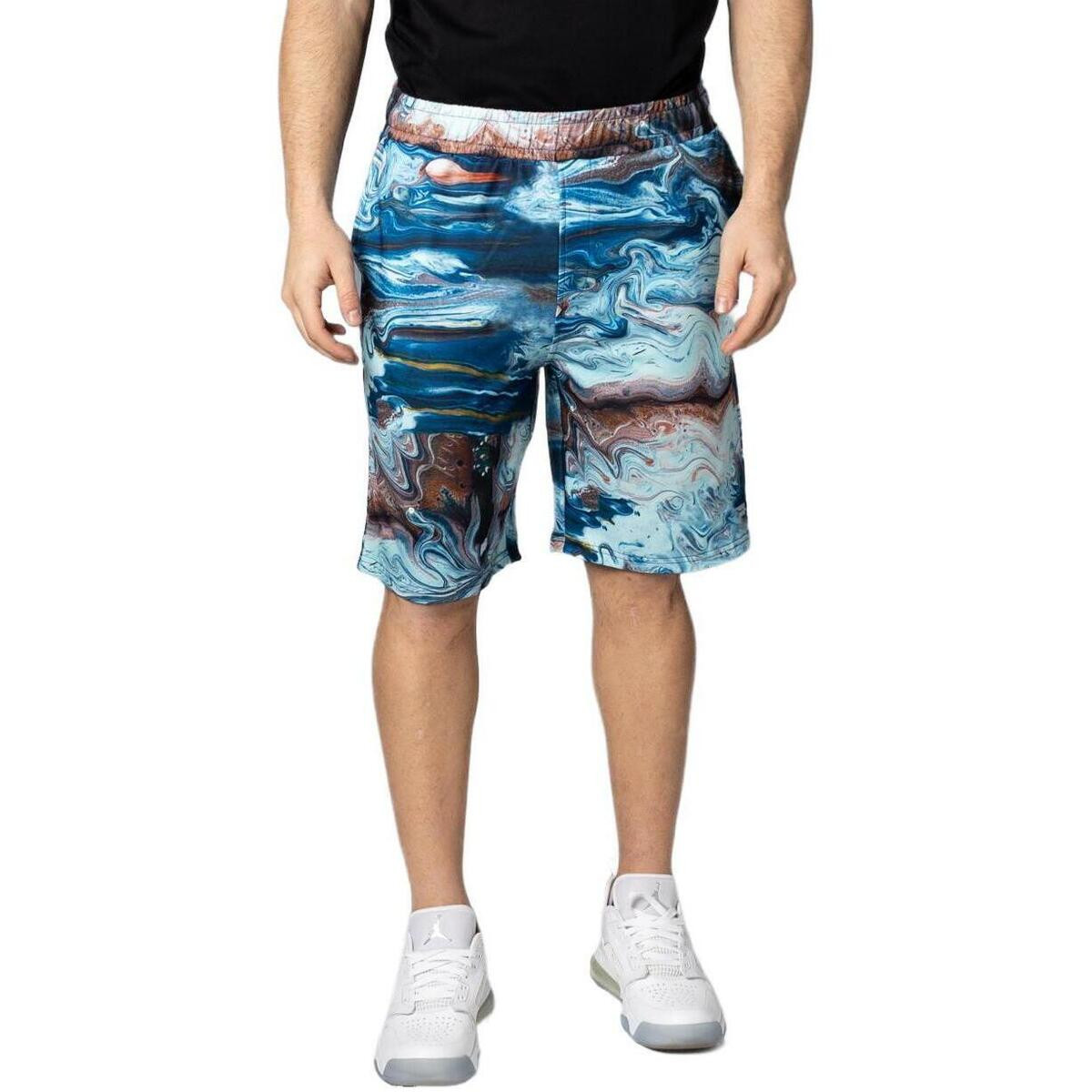 Fila  CUNEO AOP regular shorts FAM0058  Modrá