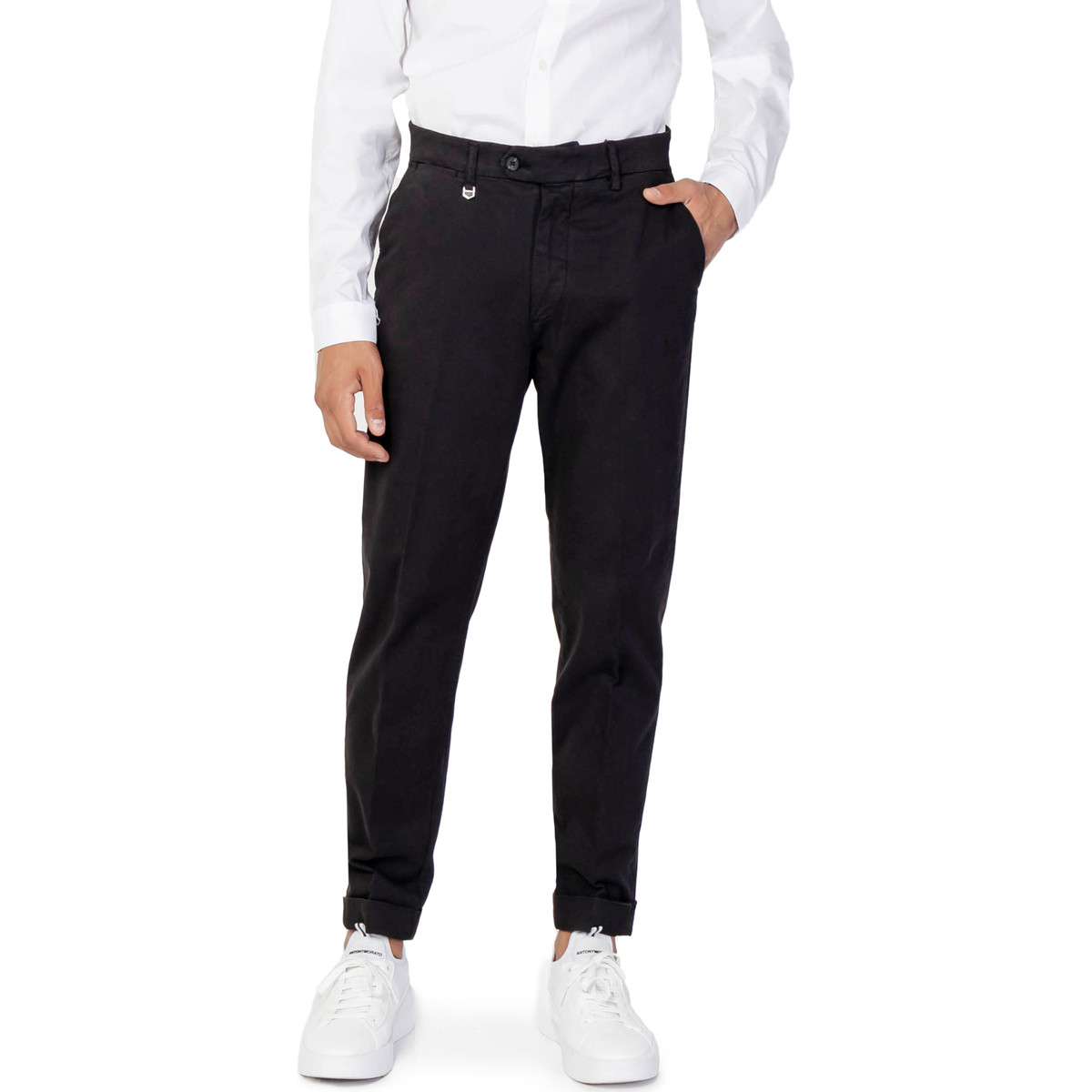 Antony Morato  PANT CRAIG REGULAR ANKLE LENGH - MMTR00654-FA800120  Černá