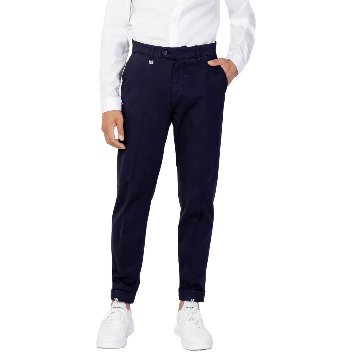 Antony Morato  PANT CRAIG REGULAR ANKLE LENGH - MMTR00654-FA800120  Modrá