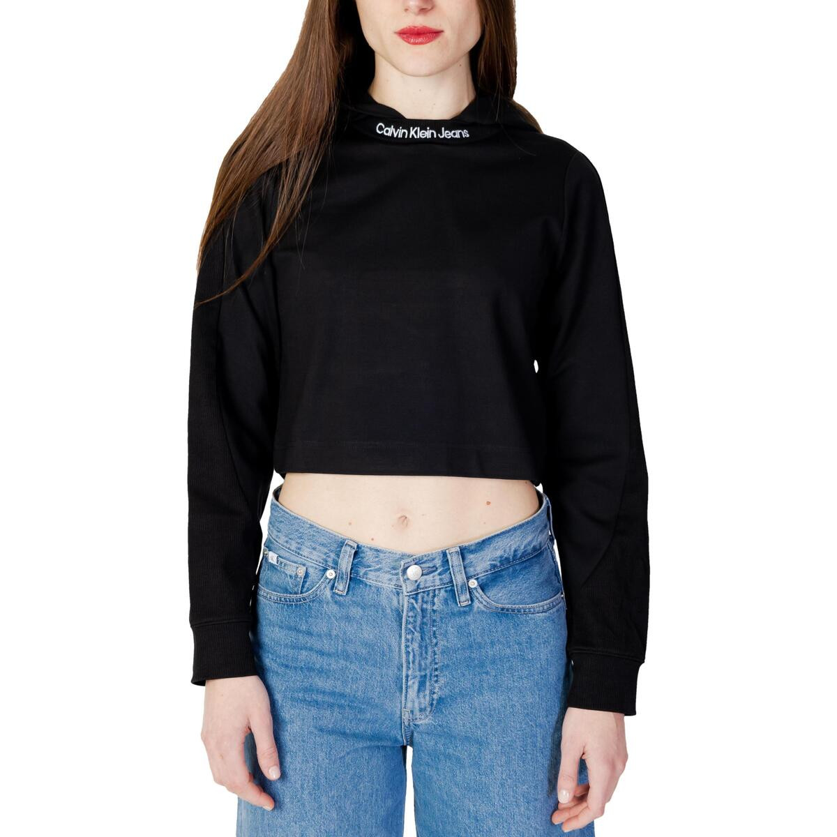 Calvin Klein Jeans  RIB MIX SLEEVES MILA J20J220787  Černá