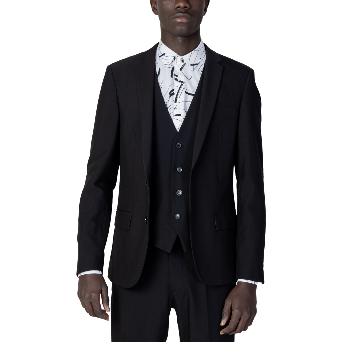 Antony Morato  BONNIE SLIM FIT MMJS00018-FA600255  Černá