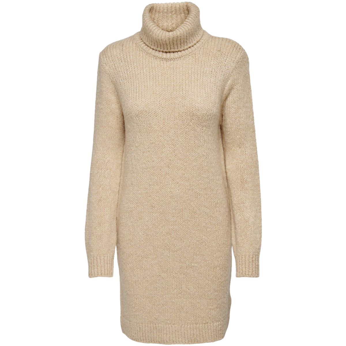 Jacqueline De Yong  JDYDINEA L/S SOLID ROLLNECK DRE KNT 15271459  Béžová