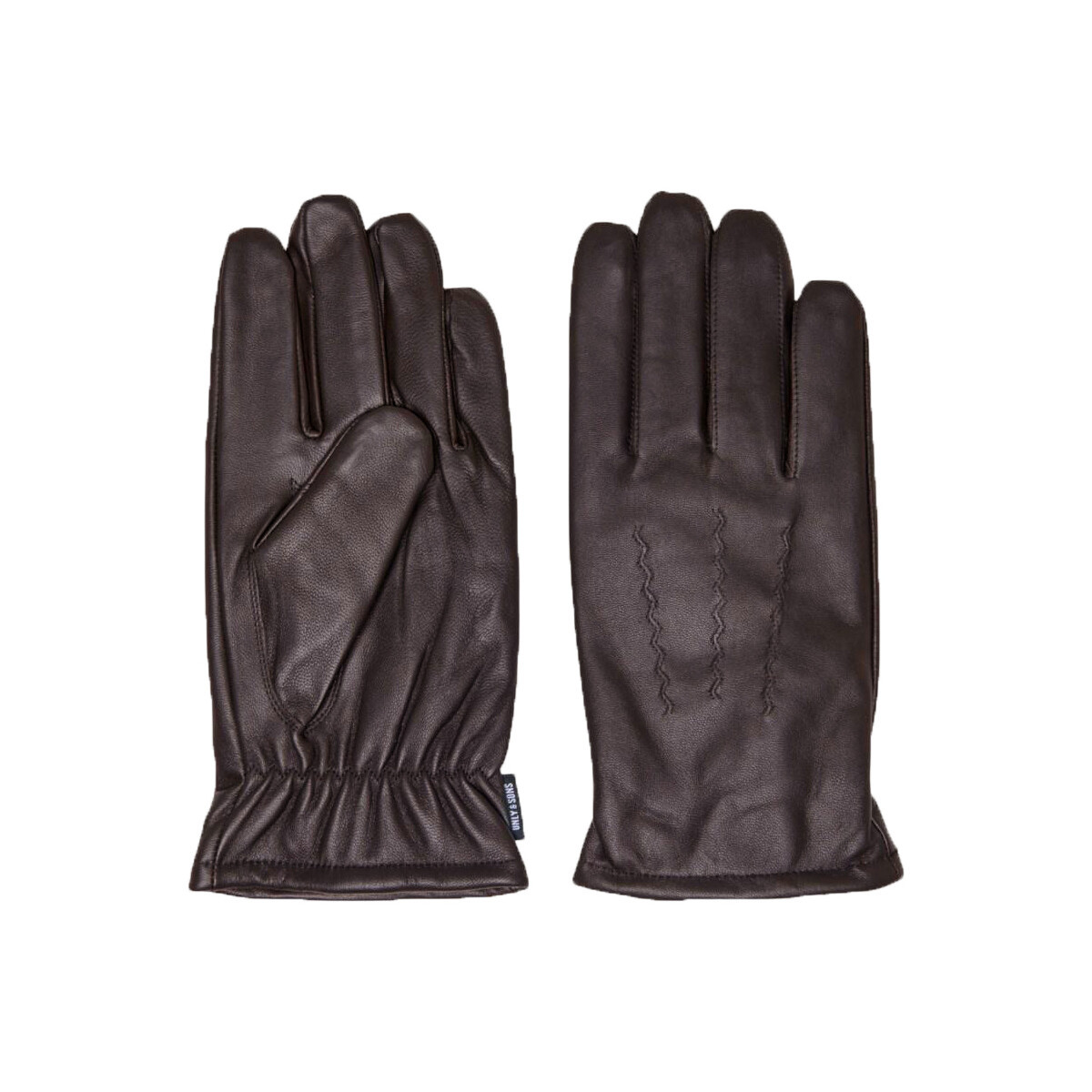 Only & Sons   ONSMASON LEATHER GLOVE 22027207  Hnědá