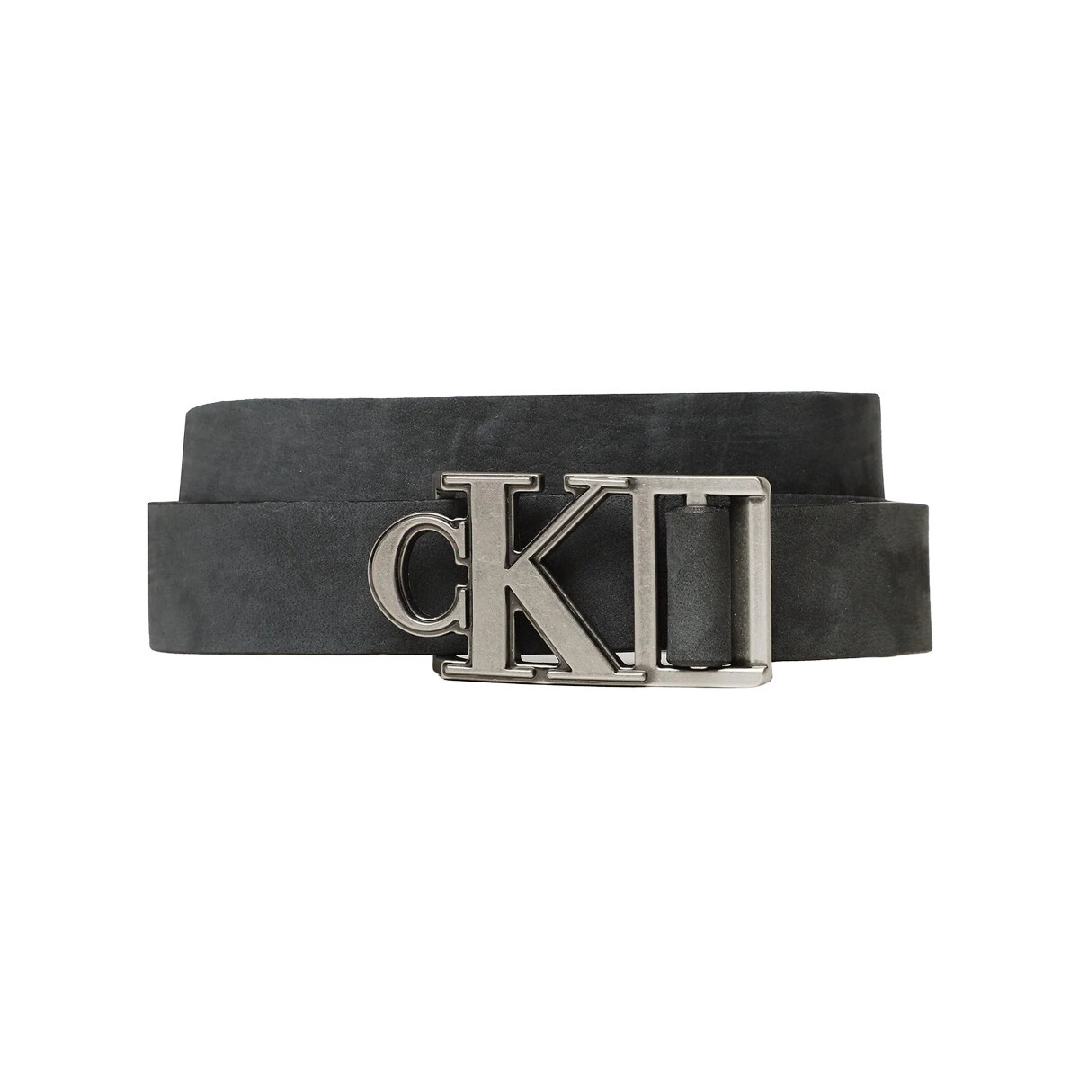 Calvin Klein Jeans  MONO SEASONAL LTHR BELT 25MM K60K610895  Černá