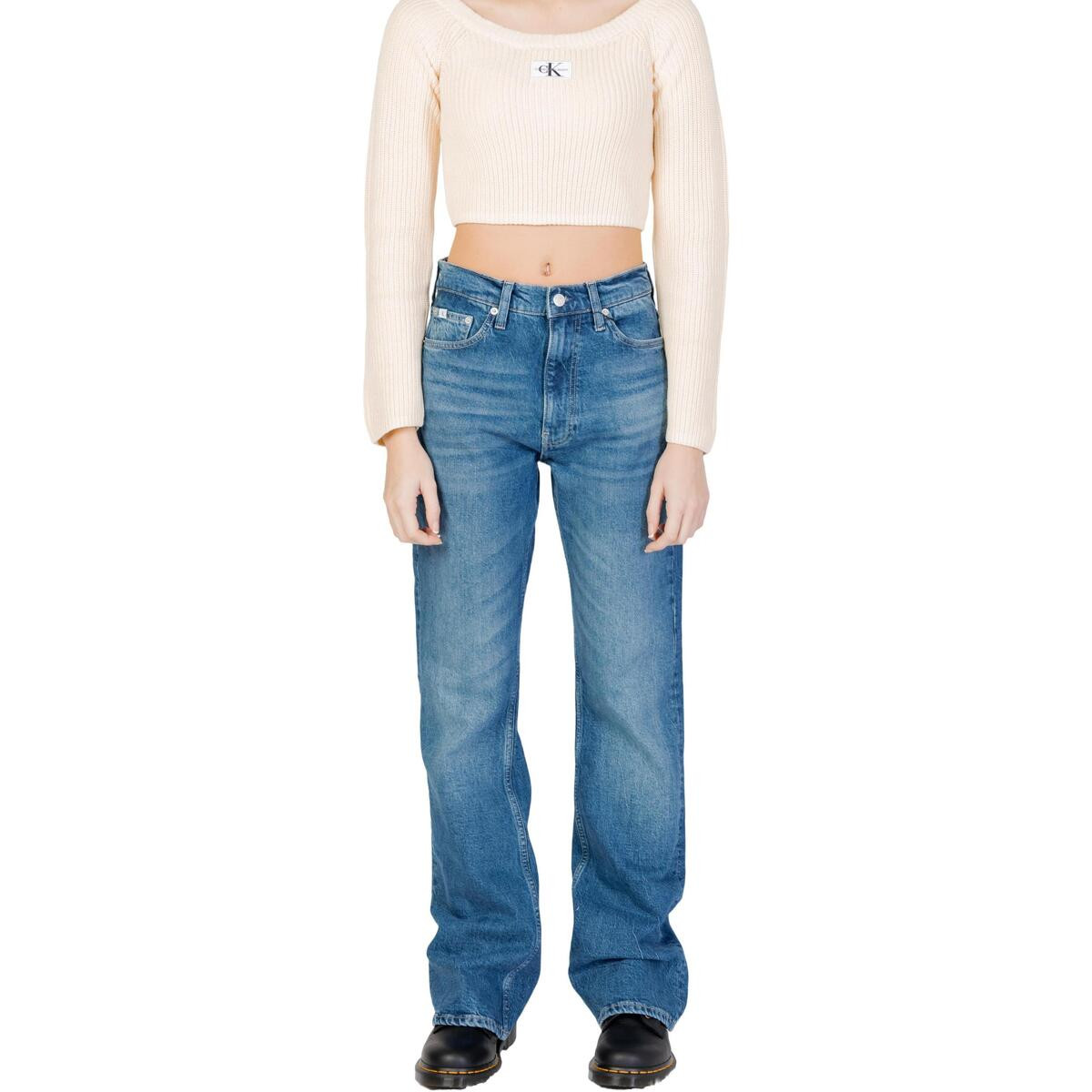 Calvin Klein Jeans  AUTHENTIC BOOTCUT J20J222454  Modrá
