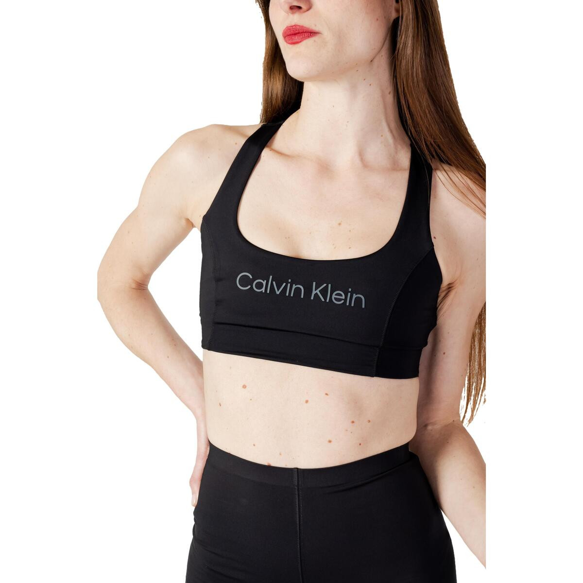 Calvin Klein Sport  Medium Support 00GWS3K119  Černá