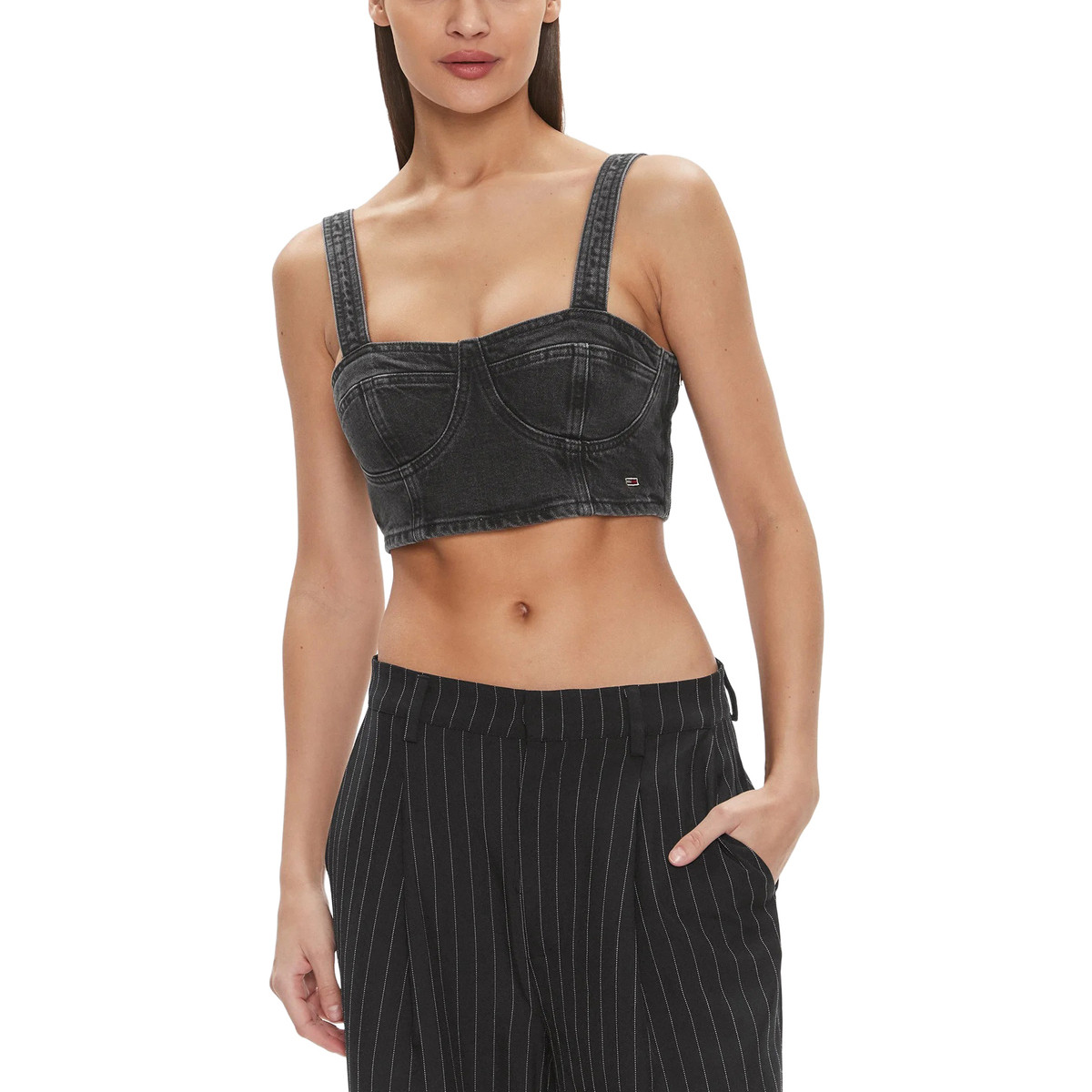 Tommy Hilfiger  BUSTIER AH7185 DW0DW17699  Černá