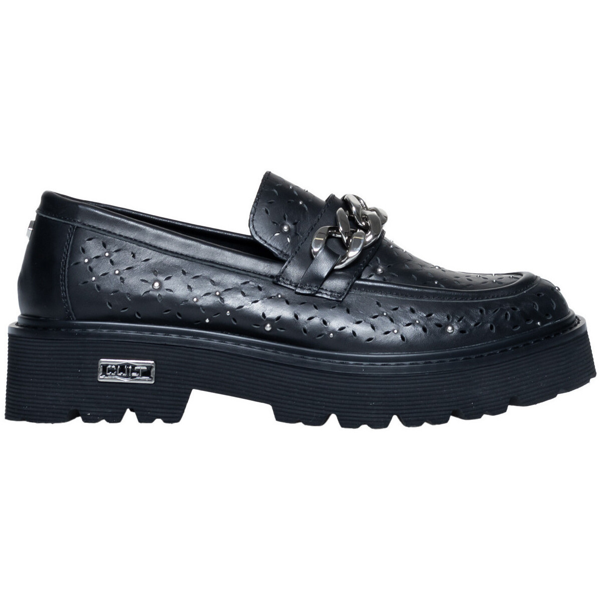 Cult  SLASH 3194 LOW W FLOWER PERF.LEATHER CLW319404  Černá