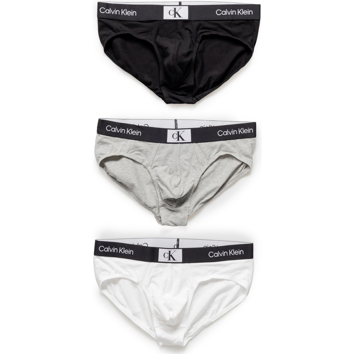 Calvin Klein Jeans  HIP BRIEF 3PK 000NB3527A  Bílá