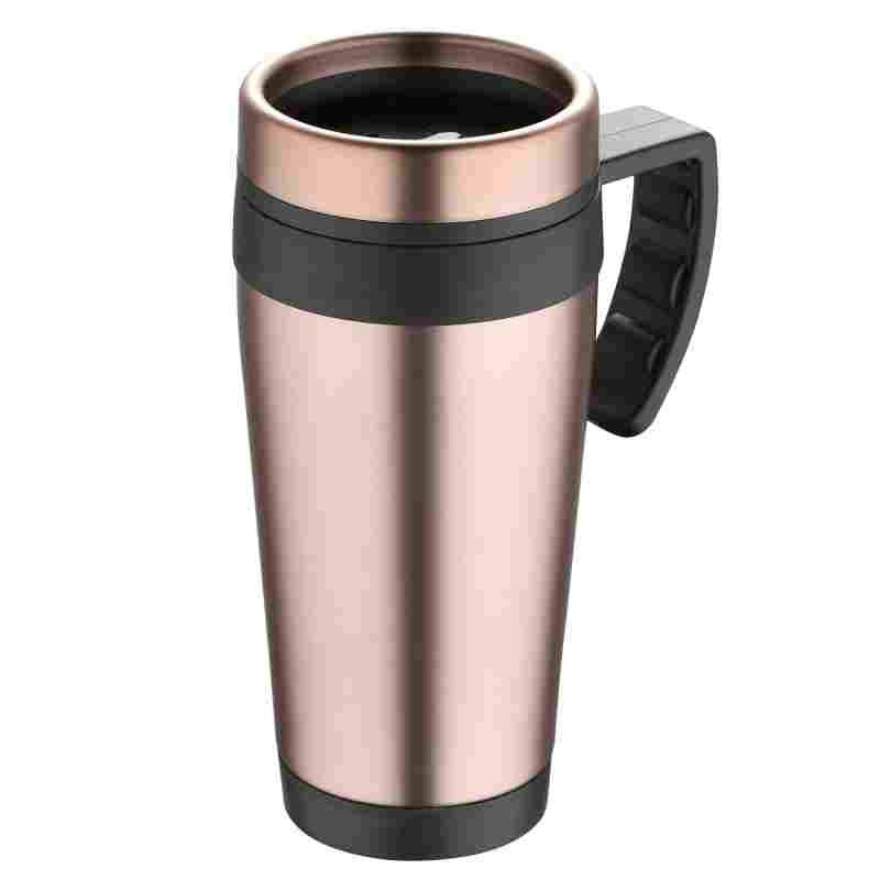 Termohrnek s ouškem 400 ml rosegold