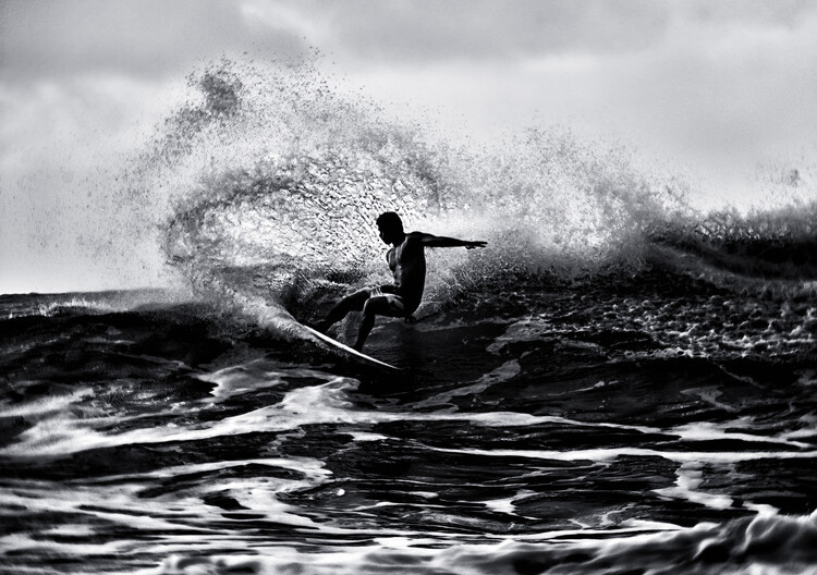 Yu Cheng Fotografie Surf at Hawaii, Yu Cheng, (40 x 26.7 cm)