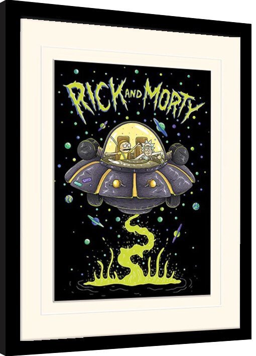 PYRAMID Obraz na zeď - Rick and Morty - UFO