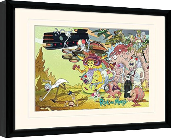 PYRAMID Obraz na zeď - Rick and Morty - Creature Barrage