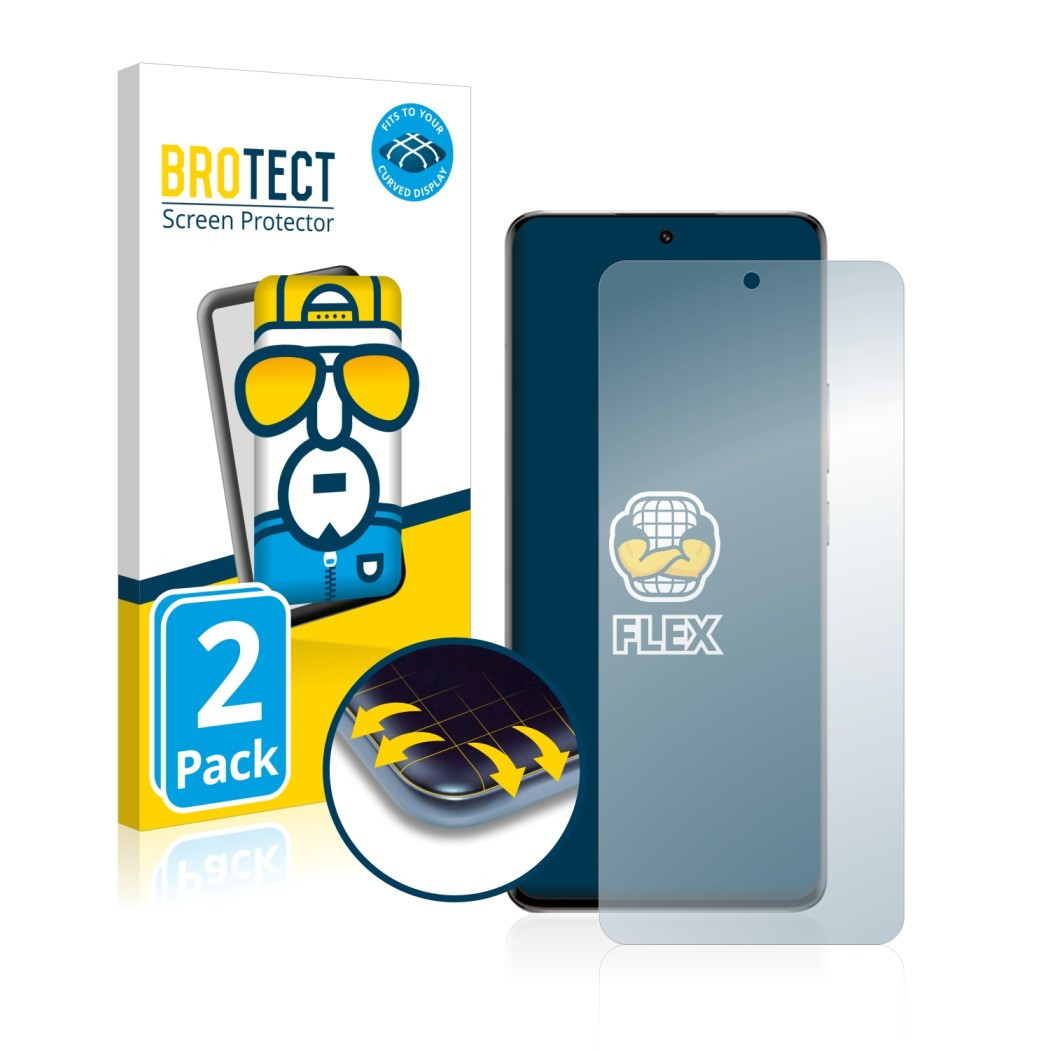 Ochranné fólie 2x BROTECT Flex Full-Cover Screen Protector for Xiaomi 13 Pro