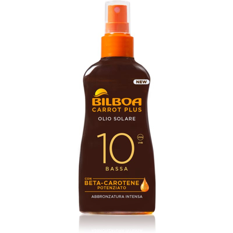 Bilboa Carrot Plus opalovací olej na obličej a tělo SPF 10 200 ml