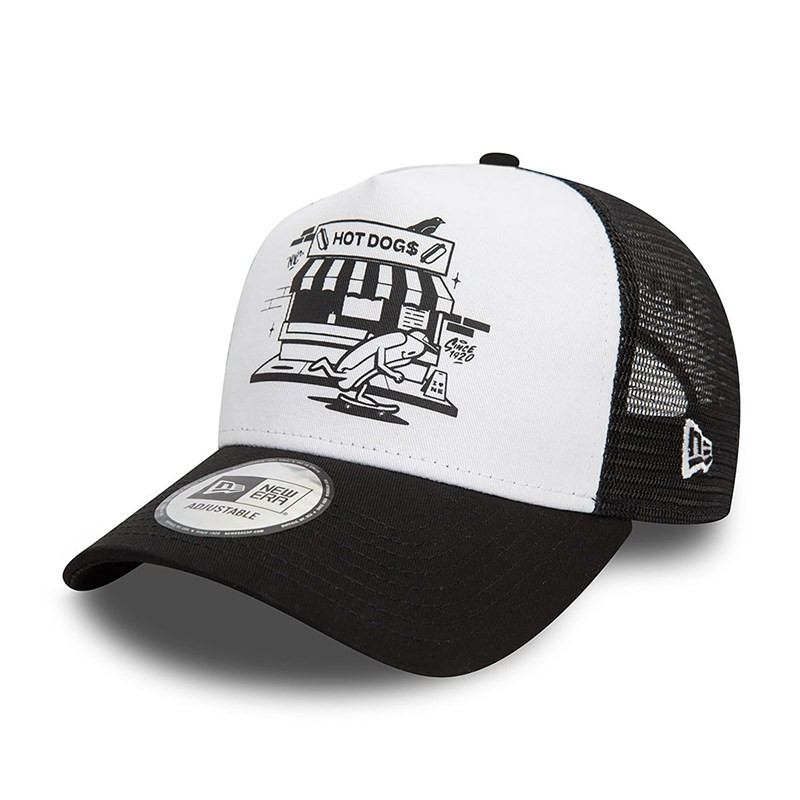 kšiltovka NEW ERA - 940 Af trucker graphic trucker Black/White (BLKWHI)