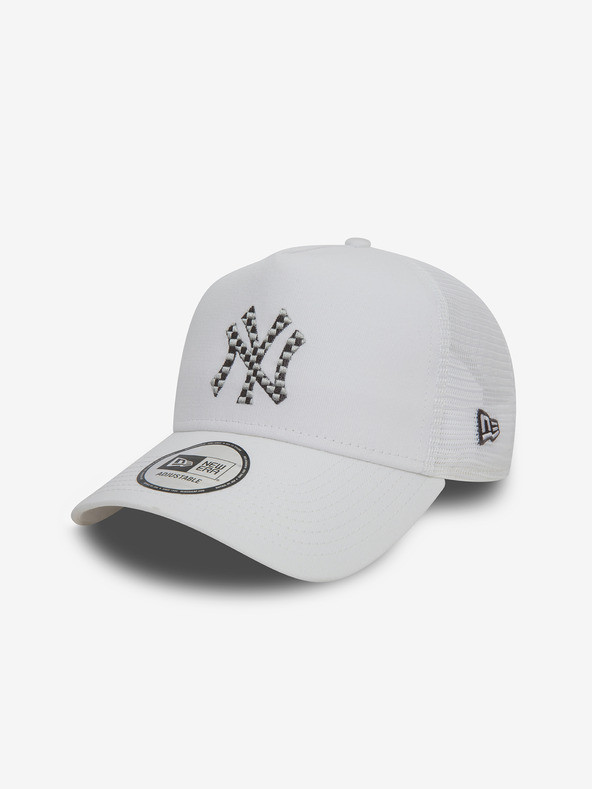 New Era New York Yankees Seasonal Infill A-Frame Trucker Kšiltovka Bílá