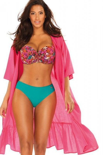 Self 11 D80SZ 2 růžové Plážové pareo One size růžová