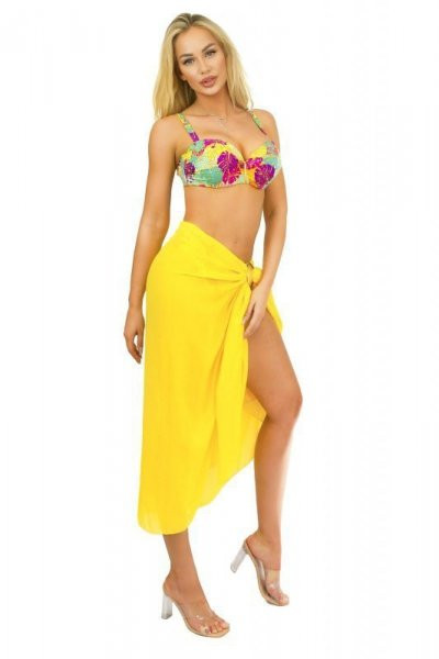 Self  D95CH1 1 UNI Plážové pareo One size žlutá
