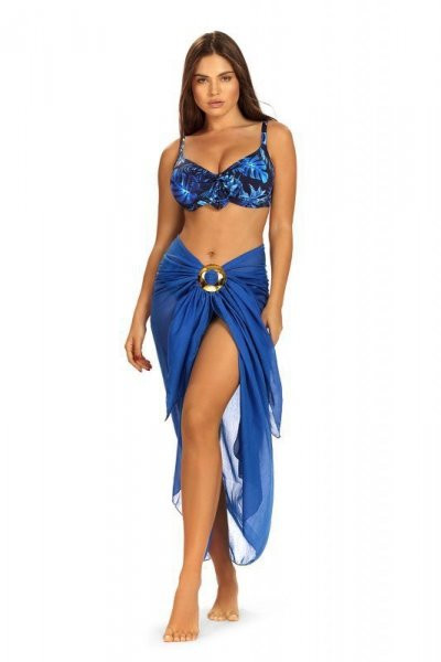 Self  D95CH1 13 UNI Plážové pareo One size modrá