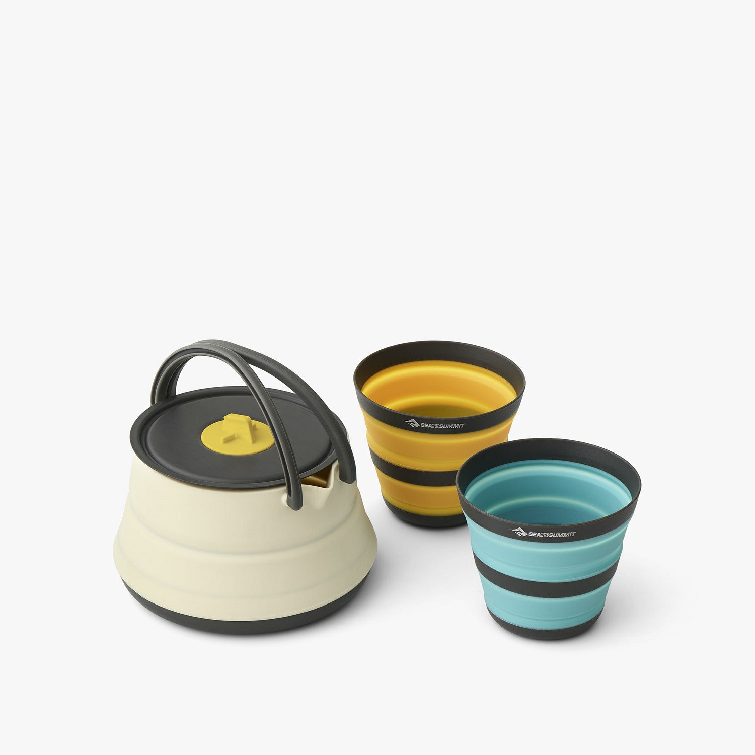 Sada nádobí Sea to Summit Frontier UL Collapsible Kettle Cook Set 2P 3 Piece Barva: béžová