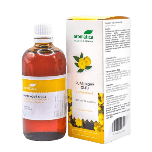 AROMATICA Pupalkový olej s vitaminem E od 3 let 100ml