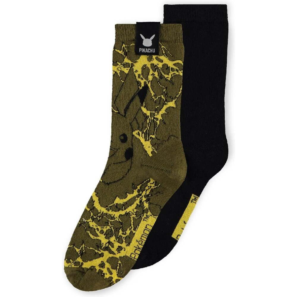 Ponožky sportovní Pokémon - Pikachu 43/46 (2 kusy)