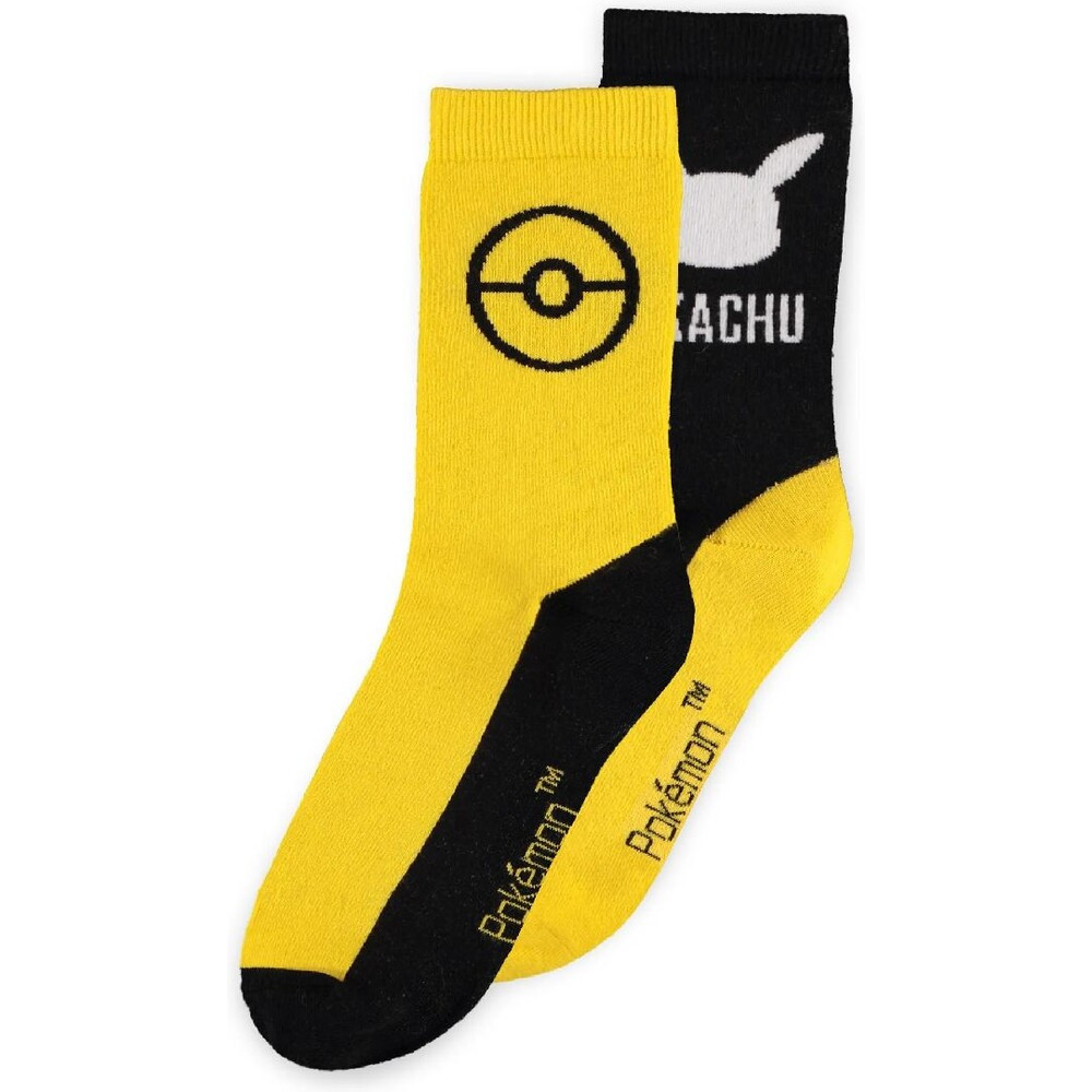 Ponožky Pokémon - Pikachu Crew 43/46 (2 kusy)