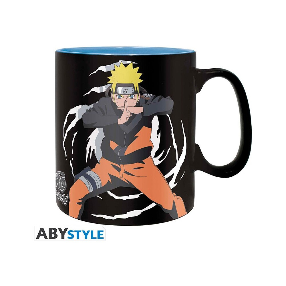 Hrnek Naruto Shippuden - Naruto & Kurama 460 ml (king size)