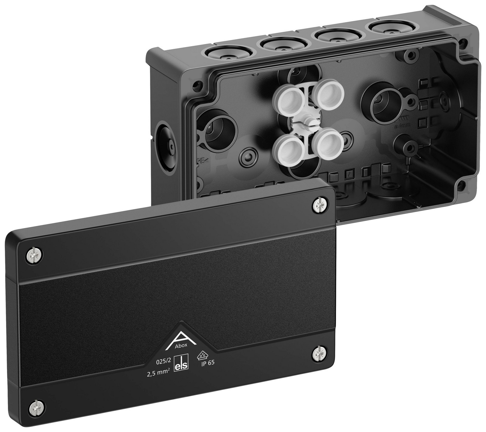 Spelsberg 80200201 rozbočovací krabice (d x š x v) 87 x 152 x 52 mm černá IP66 1 ks