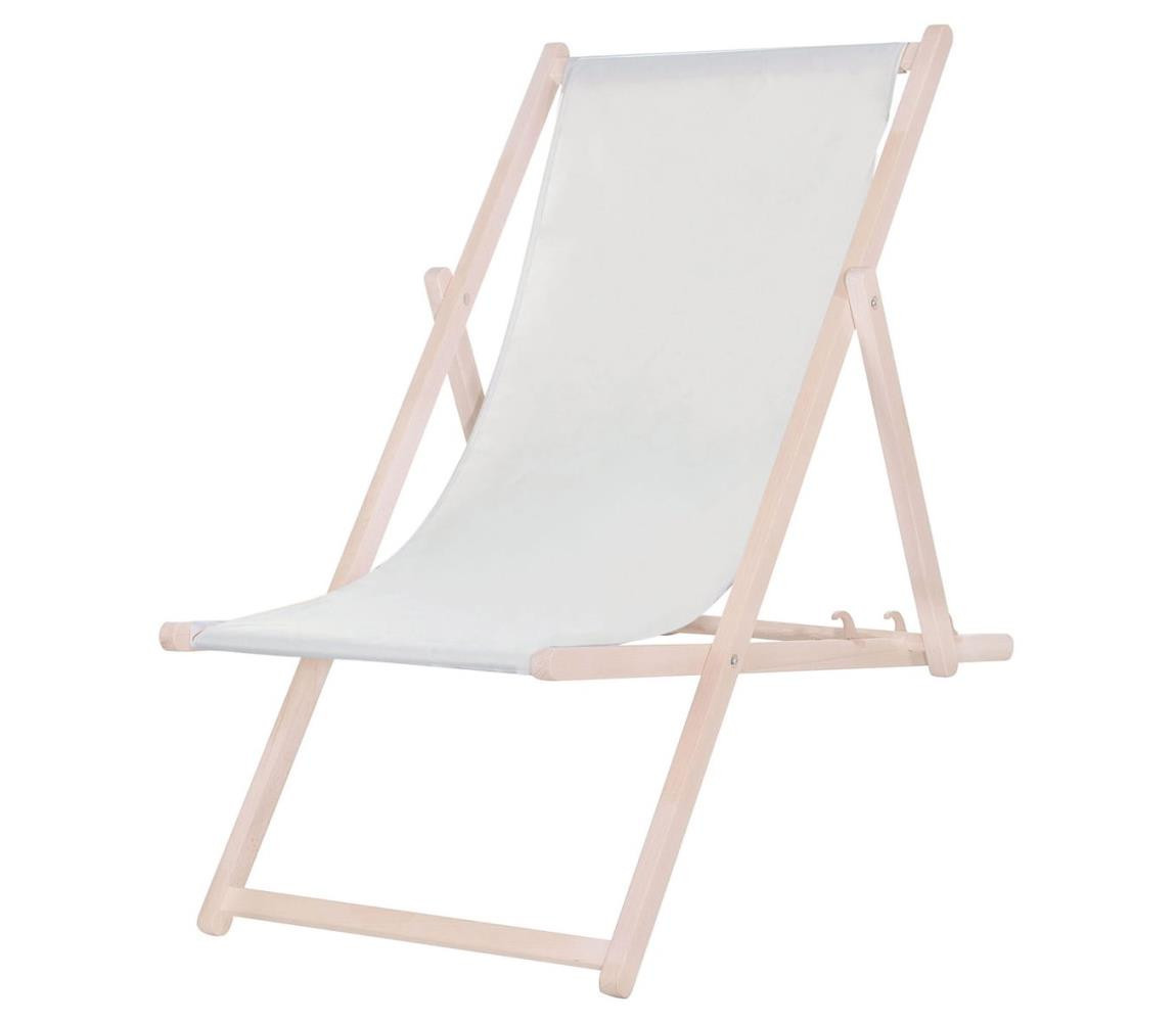 Zahradní lehátko šedá/buk